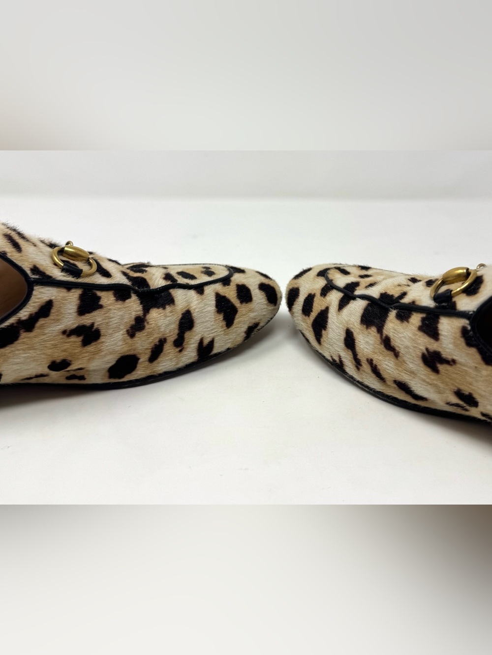 Gucci Princetown Horsebit Mules - Leopard Calf
Hair - Size 38.5 IT - Picture 8 of 15